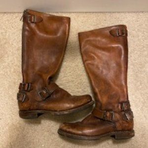 Frye - Veronica Back Zip (cognac Antique Pull Up)